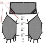סט רשתות חלונות לדלתות ולחלון אחורי לפולריס Rzr 1000 2