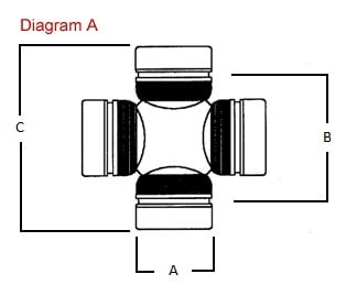 צלב U Joint ל Can Am 1