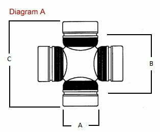 צלב U Joint ל Kawasaki Teryx 750800 2