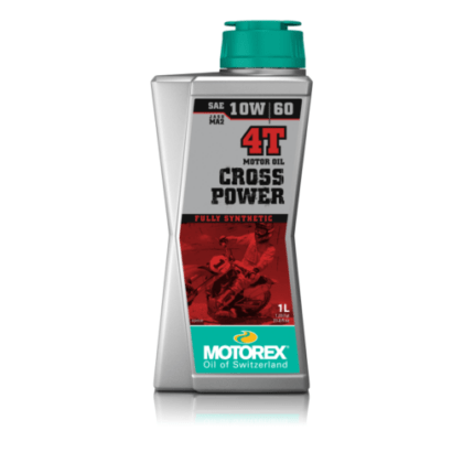 שמן סינטטי מלא Motorex Cross Power 10w60 שטח 1 ליטר